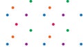 Simple random colorful dot pattern