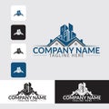 simple Real Estate Logo Design , Building, Home, Architect, House, Construction, Property , Real Estate Brand Identity , Vol 381