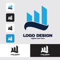 simple Real Estate Logo Design , Building, Home, Architect, House, Construction, Property , Real Estate Brand Identity , Vol 423