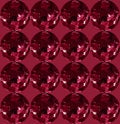 Simple red abstract background with gemstones - ruby, garnet, tourmaline. Design for backgrounds, wallpapers, covers and packaging