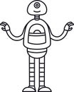 Simple Robot with One Eye