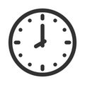 Clock icon Royalty Free Stock Photo