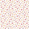 Seamless pattern with Devanagari alphabet. Sanskrit,Hindi, Marathi,Nepali,Bihari,Bhili, Konkani, Bhojpuri,Newari languages. Simple