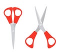 Simple scissors Icon isolated on white background. Vector Illustration EPS10