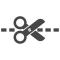 Simple Scissors symbol icon