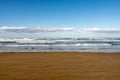 Simple sea view from Chirihama Beach Driveway on Noto Peninsula, Japan.