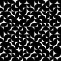 Simple seamless black and white pattern. Geometric abstraction wallpaper. Print for textiles. Vector illustration