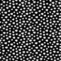Simple Seamless Black and white Pattern with Hearts.