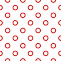 Simple seamless circle pattern