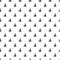Simple seamless geometric pattern with hand drawn shapes - regular design. Vector trendy minimalistic background