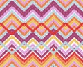 Simple seamless modern chevron zig zag pattern Royalty Free Stock Photo