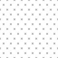 Simple seamless pattern. Abstract geometric backdrop. Black cross hatch on white background. Repeated geometry texture. Repeating Royalty Free Stock Photo