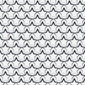 Simple seamless star shape vector pattern. Outlined background. Seamless repeating texture.