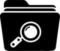 Simple search folder icon