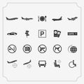 Simple Set of Airport Related Vector