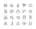 Line Construction Icons