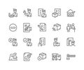 Line Customs Icons