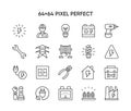 Set of Electricity icons collection.