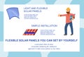 Simple Set Flexible Solar Panel by Yourself Banner