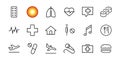 Simple Set of Medicine, Pills Related Vector Line Icons. Contains icons such as Pain, plane, music, Syringe, tablet and