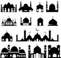 Vector mosque shadow vector