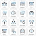 Simple Set of Testimonials Related Vector Icons