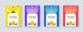 Simple set of Winner, Fingerprint research and Interview line icons. For web application. Vector