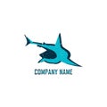 Simple Shark Logo applied for E-Sport Team Name logo design inspiration.