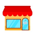 Front Shop Store Exterior Building Icon PNG Illustration