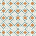 Simple sky blue color geometrical repeat indian mughal pattern