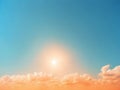 Simple sky gradient background, sunny day with no clouds, bright light, blue sky with fair weather, daylight