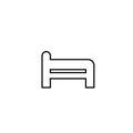Simple Sleep Related Vector Line Icons