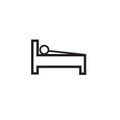 Simple Sleep Related Vector Line Icons