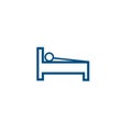 Simple Sleep Related Vector Line Icons