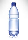 Simple small plastic water bottle