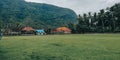 Simple soccer field, with a natural setting, in the village of Bali Indonesia 3