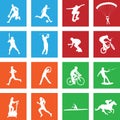 16 simple sport icon