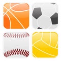 Simple sport icons