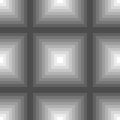 Simple square monochrome pattern. Seamless vector background.