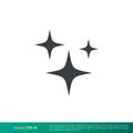 Simple Star Sparkle Icon Vector Logo Template Illustration Design. Vector EPS 10