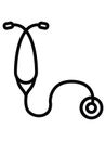 Simple Stethoscope Icon