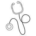 simple stethoscope icon