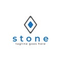 Simple stone logo design