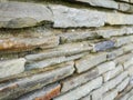 Simple stone wall texture. Graphic design background. Selective focus Royalty Free Stock Photo