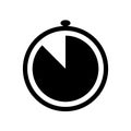 Simple stopwatch icon
