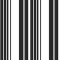 Simple stripe seamless pattern with black and white vertical parallel stripe.Vector abstract pattern stripes background. Royalty Free Stock Photo