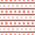 Simple striped seamless pattern. Cute print for textiles. Vector