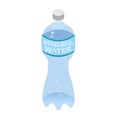 Simple style mineral water bottle