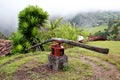 Simple sugar cane press machine Royalty Free Stock Photo