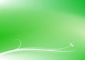 Simple Swirl on Green Curve Abstract Background Vector Royalty Free Stock Photo